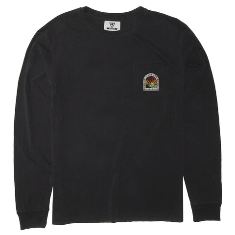 Vissla Adios Sunset L/S Pocket Tee - Phantom