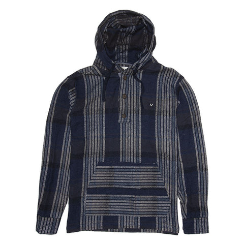 Vissla Cabrillo L/S Popover Hoodie - Dark Denim