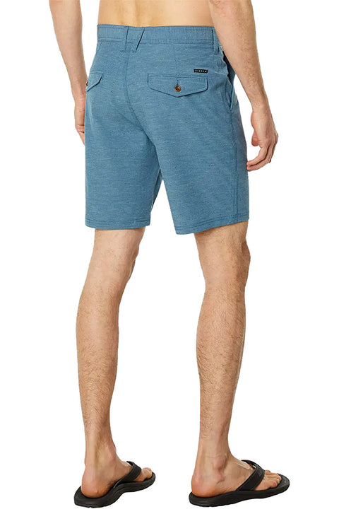 Vissla Canyons Hybrid 18.5" Walkshort - Deep Water - Back