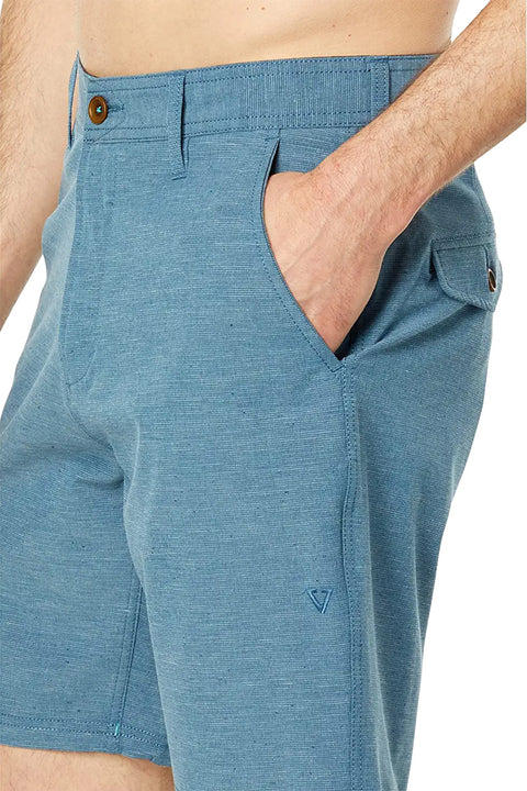 Vissla Canyons Hybrid 18.5" Walkshort - Deep Water - Pocket Closeup