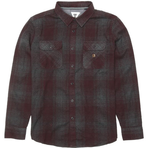 Vissla Cape May Flannel - Burgundy