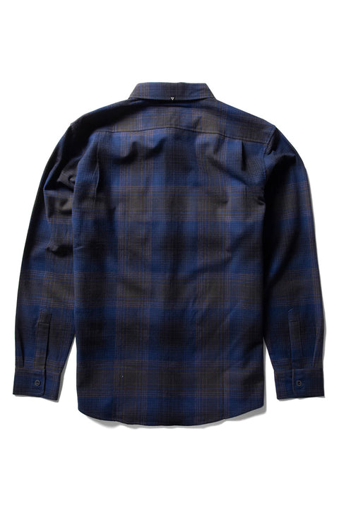 Vissla Central Coast Flannel - Black - Back