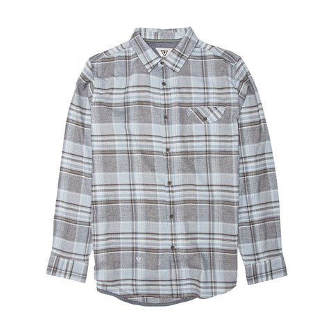 Vissla Central Coast Flannel - Light Slate
