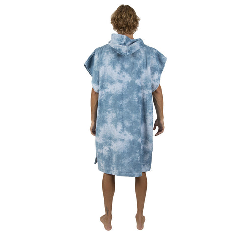 Vissla Changing Towel Pullover - Blue Tie Dye