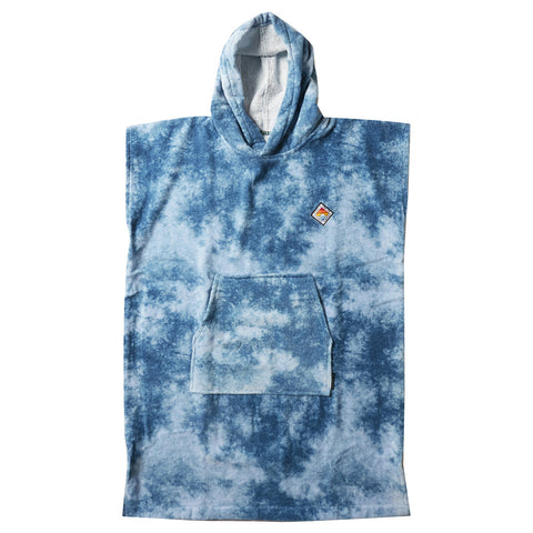 Vissla Changing Towel Pullover - Blue Tie Dye