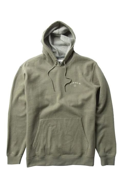 Vissla Coastal Eco Pullover Hoodie - Army Heather