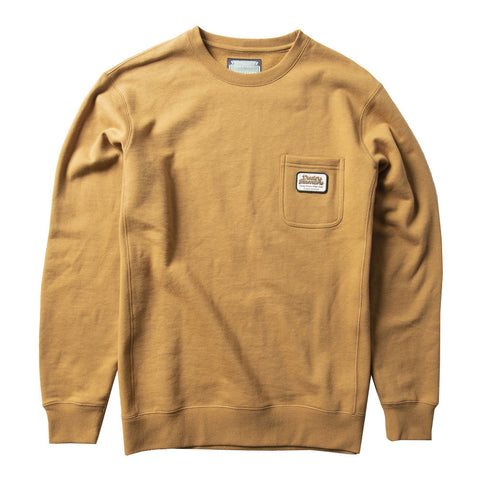 Vissla Creators Eco Fleece Pocket Crew - Husk