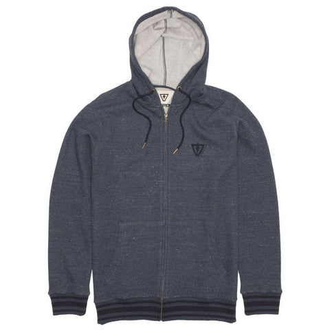 Vissla Established Zip Hoodie - Denim Blue