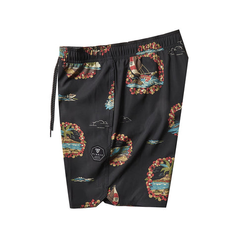Vissla Helloha 17.5" Ecolastic Shorts - Black