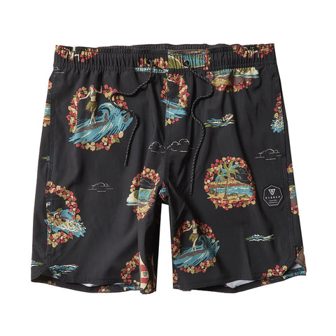 Vissla Helloha 17.5" Ecolastic Shorts - Black
