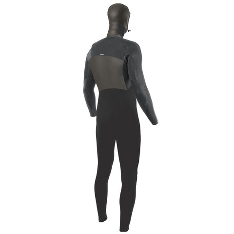 Vissla High Seas II 4/3 Hooded Full Suit - Charcoal