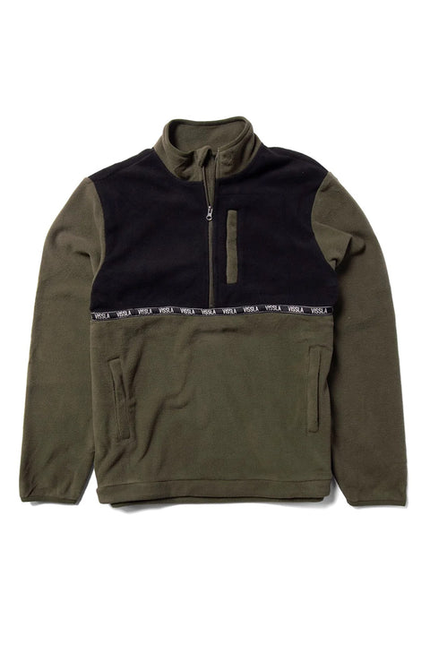 Vissla Hike Eco Polar Fleece - Dark Olive