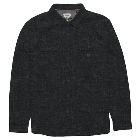 Vissla Isolation L/S Flannel - Black