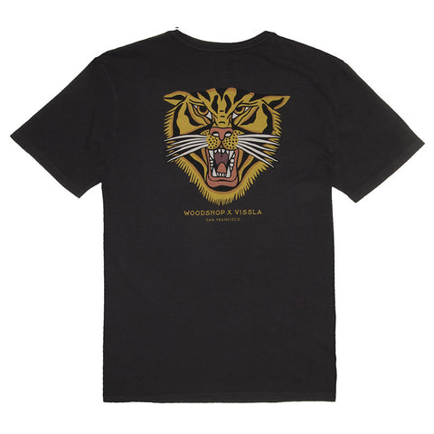 Vissla Junglecat S/S Pocket Tee - Phantom