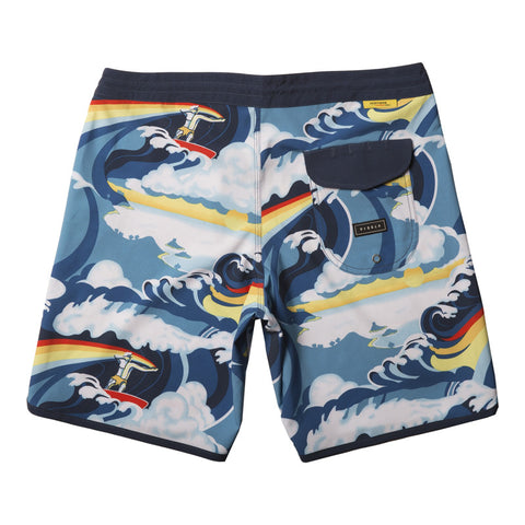 Vissla Liquid Rollers 18.5" Boardshort - Blue Frog