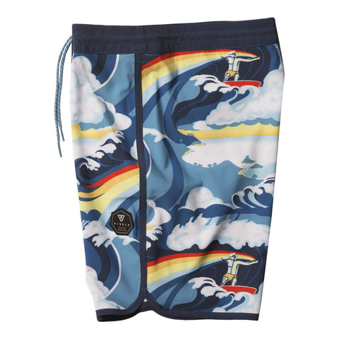 Vissla Liquid Rollers 18.5" Boardshort - Blue Frog