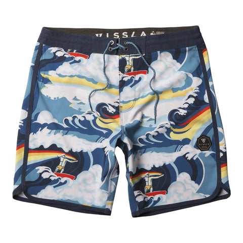 Vissla Liquid Rollers 18.5" Boardshort - Blue Frog