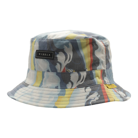 Vissla Liquid Rollers Bucket Hat - Blue Frog
