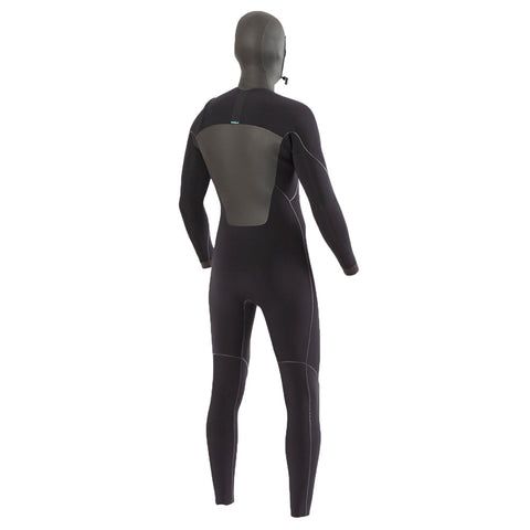 Vissla North Seas 5.5/4.5/3 Hooded Wetsuit - Black