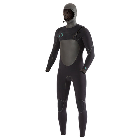 Vissla North Seas 5.5/4.5/3 Hooded Wetsuit - Black