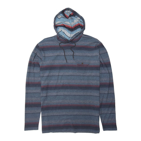 Vissla Palm Point Pullover Hoodie - Dark Denim Heather