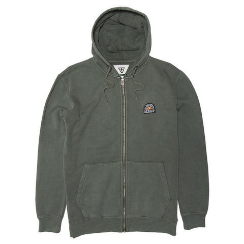 Vissla Solid Sets Zip Hoodie - Army