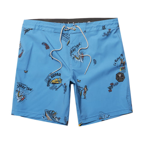 Vissla Summer Vacation 17.5" Boardshort - Baja Blue