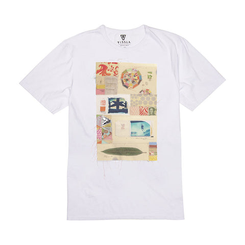 Vissla Thomas Campbell Slide Vintage Wash Tee - White