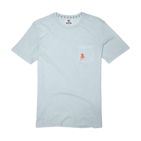 Vissla Thomas Campbell Waves Pigment Dye Tee - Ice Blue