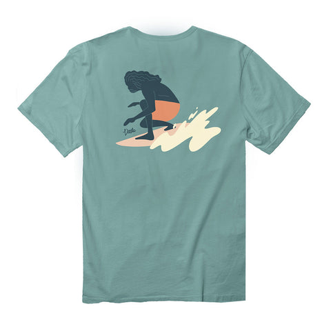 Vissla Waikikooks Pocket Tee - Jade