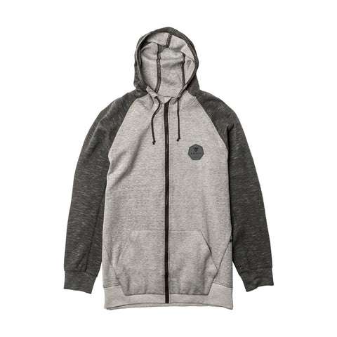 Vissla Wake Up Call Zip Fleece - Grey Heather