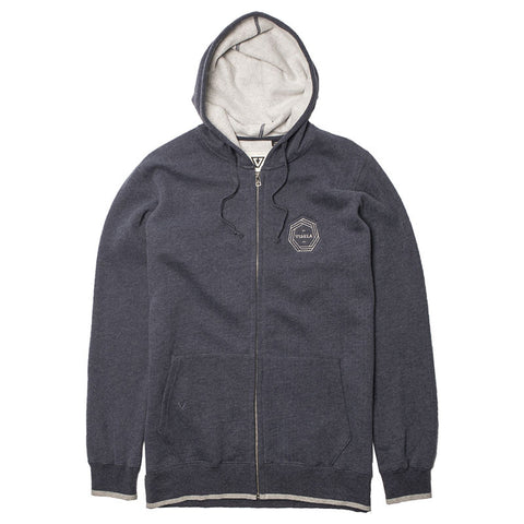 Vissla Waverly Zip Fleece - Dark Navy Heather