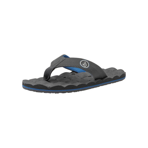 Volcom Recliner Big Boys Youth Sandal - Blue Combo