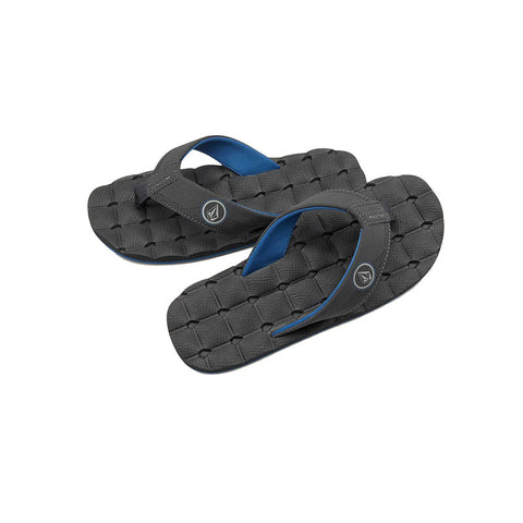 Volcom Recliner Big Boys Youth Sandal - Blue Combo