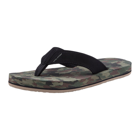 Volcom Victor Big Boys Youth Sandal - Dark Camo