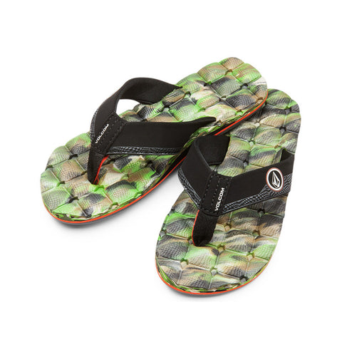 Volcom Boys (8-14) Recliner Sandal - Camo