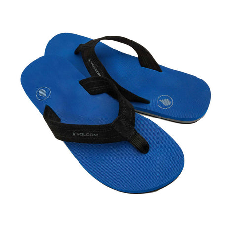 Volcom Driftin Leather Sandal - True Blue