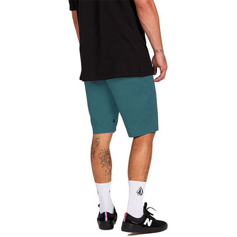Volcom Frickin Modern Stretch Shorts - Hydro Blue