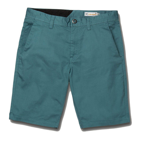 Volcom Frickin Modern Stretch Shorts - Hydro Blue
