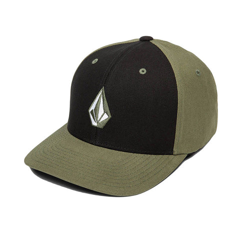 Volcom Full Stone Heather Xfit Hat - Army