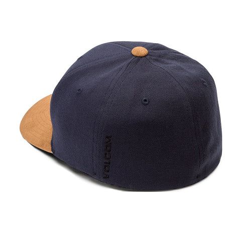 Volcom Full Stone Heather XFit Hat - Midnight Blue