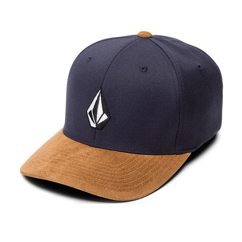 Volcom Full Stone Heather XFit Hat - Midnight Blue