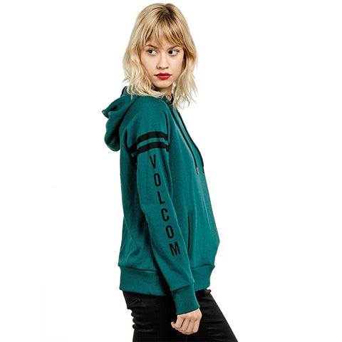 Volcom Gettin Shacked Hoodie - Midnight Green