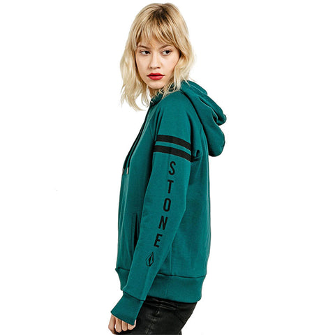Volcom Gettin Shacked Hoodie - Midnight Green