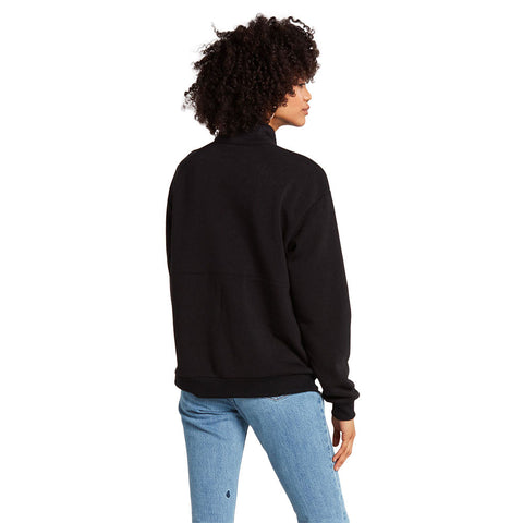 Volcom Getting Staxxed Mock Neck Sweatshirt - Black