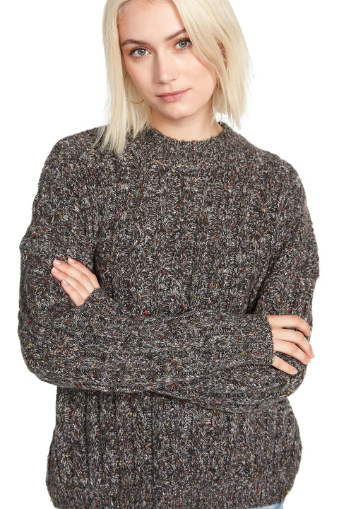 Volcom Girl Chat Sweater - Black