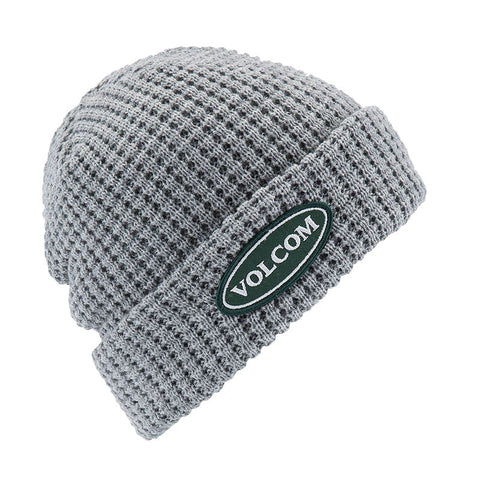 Volcom Hard Core In 94 Beanie - Heather Grey