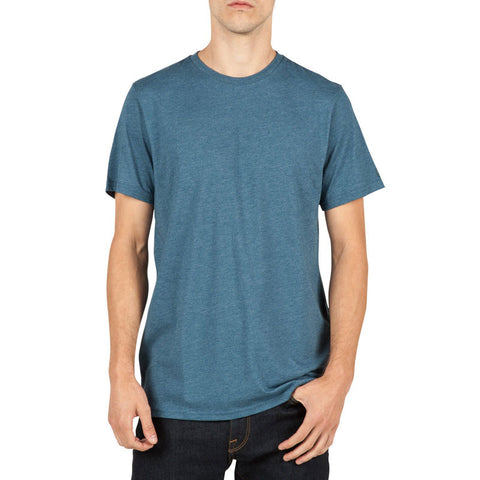 Volcom Heather Solid Tee - Smokey Blue