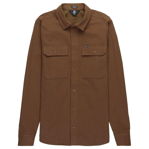 Volcom Ketil Long Sleeve Shirt - Mud