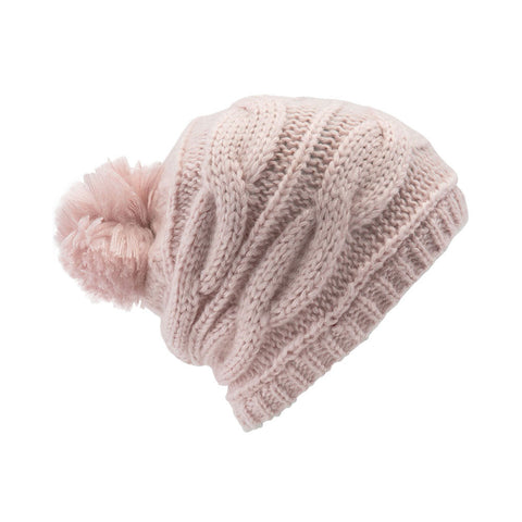 Volcom Leaf Beanie - Faded Pink